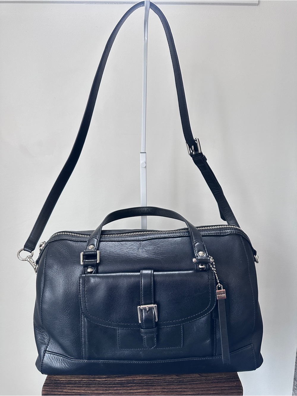 Coach Charlie Convertible Satchel with Crossbody Strap